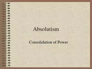 Absolutism