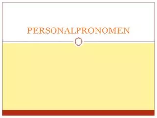 personalpronomen