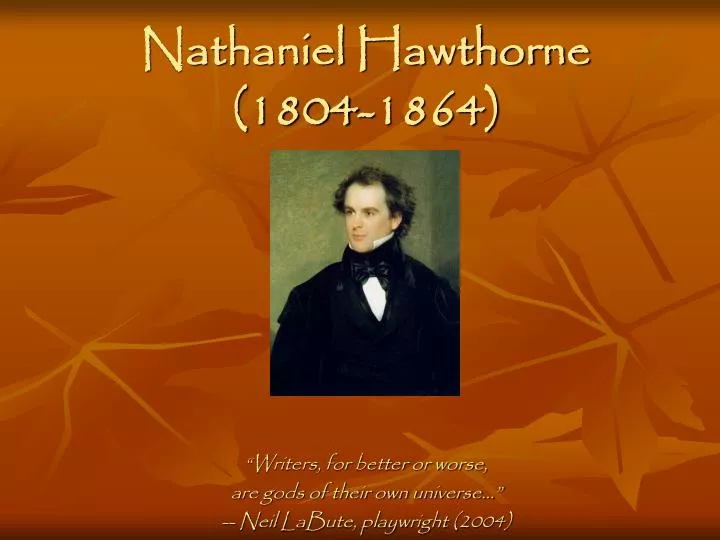 nathaniel hawthorne 1804 1864