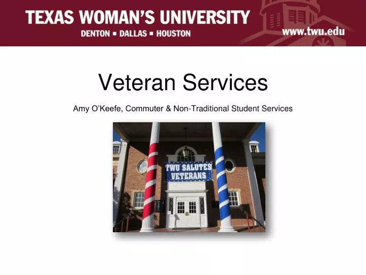 veteran services amy o keefe commuter non traditional student services