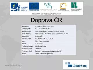 doprava r