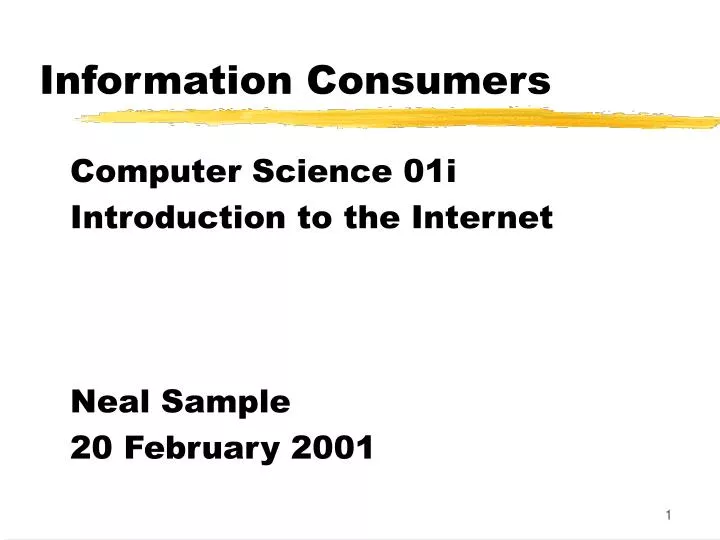information consumers