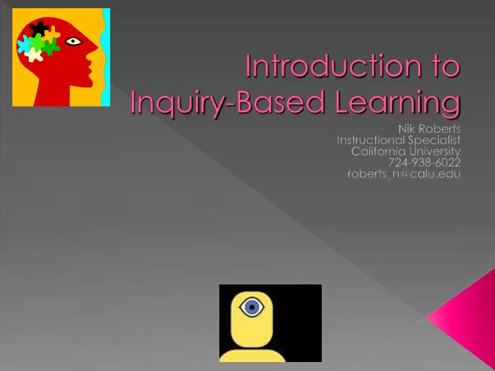 introduction to inquiry based learning