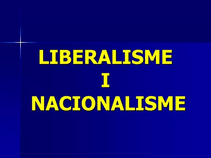 liberalisme i nacionalisme