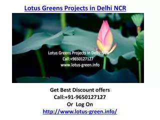 Lotus Greens Isle, Sector-98 Noida