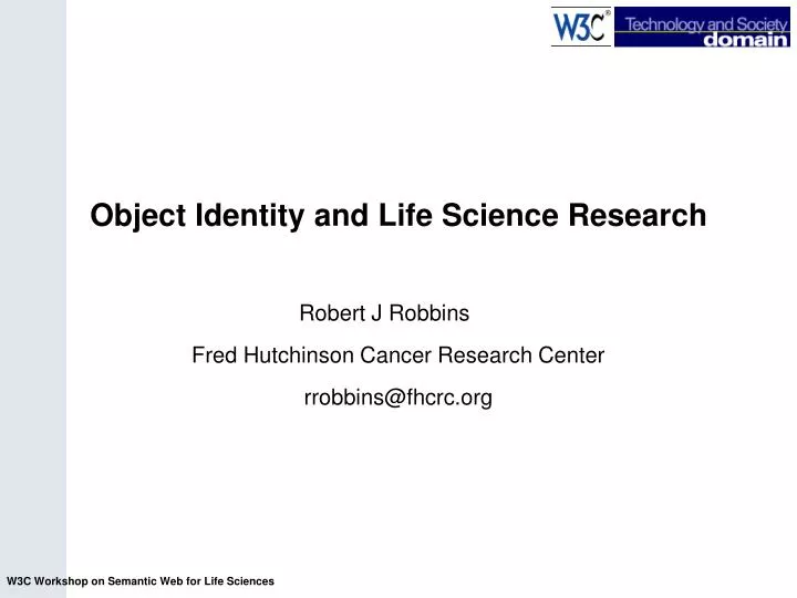 robert j robbins fred hutchinson cancer research center rrobbins@fhcrc org