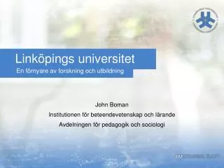 link pings universitet