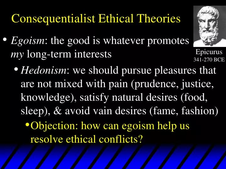 consequentialist ethical theories