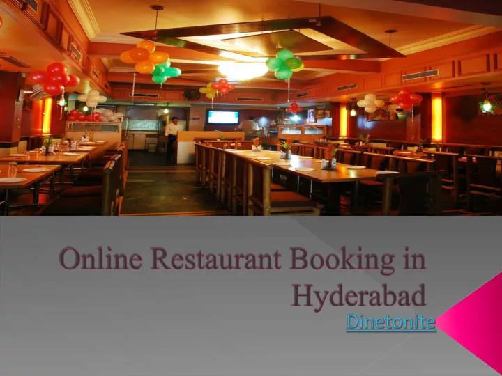 online restaurant booking in hyderabad