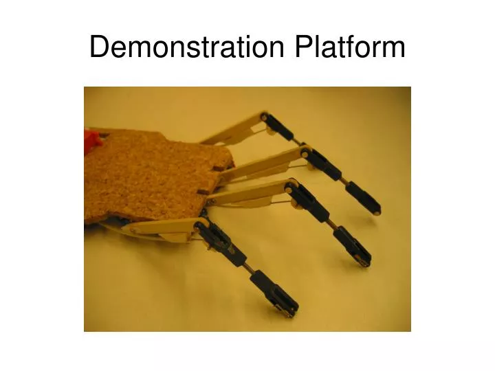 demonstration platform