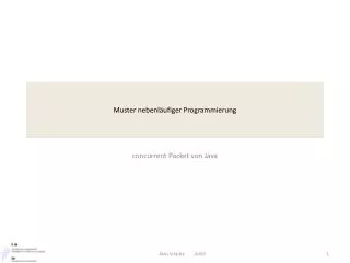 muster nebenl ufiger programmierung
