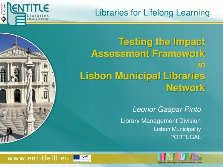 testing the impact assessment framework in lisbon municipal libraries network