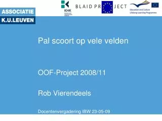 pal scoort op vele velden