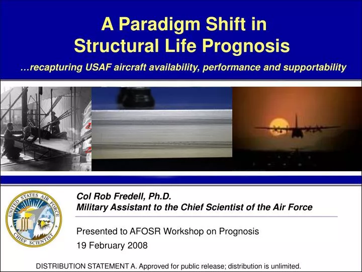 col rob fredell ph d military assistant to the chief scientist of the air force