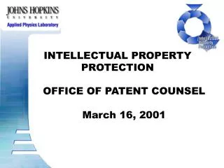INTELLECTUAL PROPERTY PROTECTION