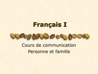 fran ais i