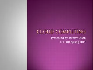 cloud computing