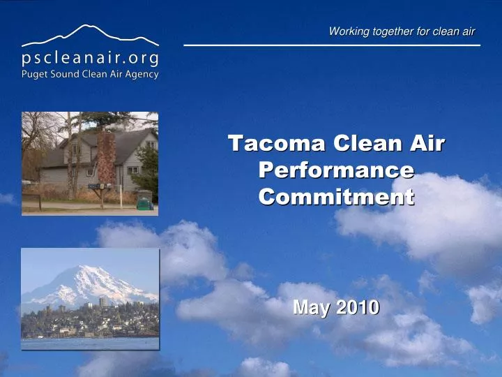 tacoma clean air performance commitment