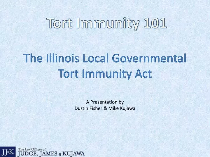 the illinois local governmental tort immunity act