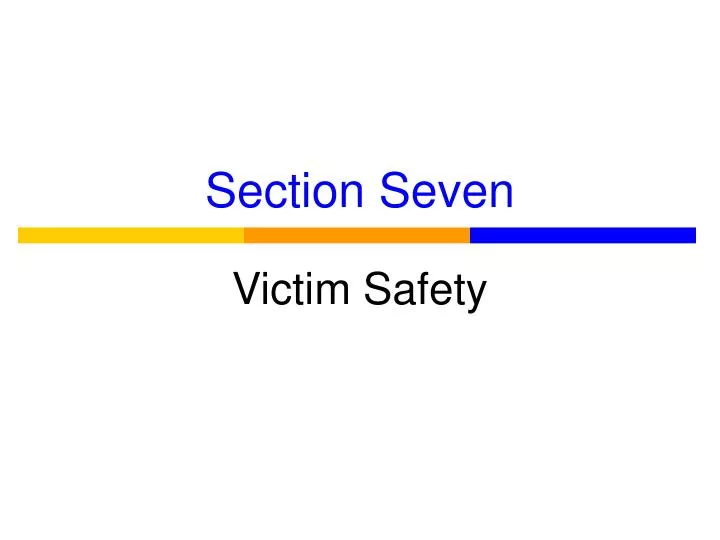 section seven