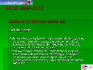 prow 2007 2013