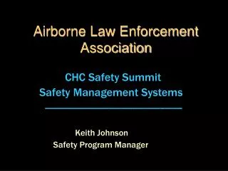 Airborne Law Enforcement Association
