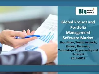 Global Project and Portfolio Management Software Market 2018