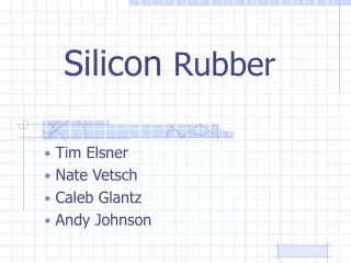 Silicon Rubber