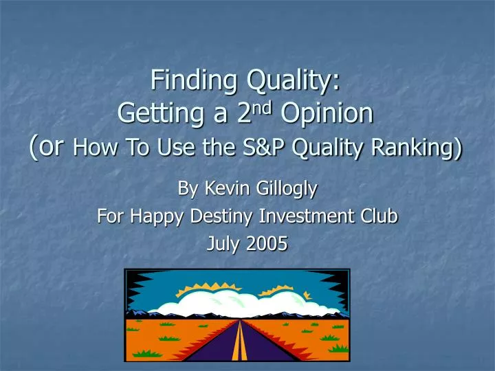 finding quality getting a 2 nd opinion or how to use the s p quality ranking