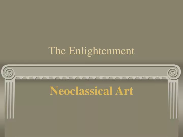 the enlightenment