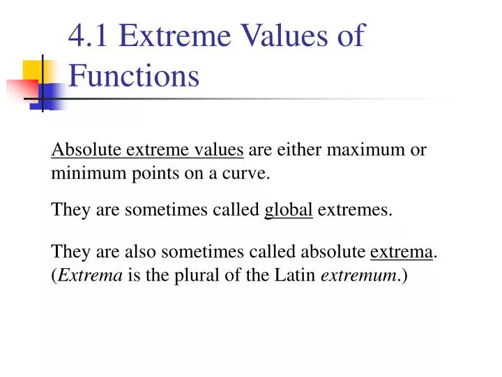 4 1 extreme values of functions