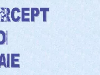 SLOPE INTERCEPT FORM OF A LINE