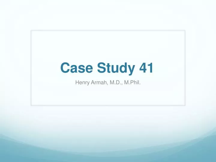 case study 41