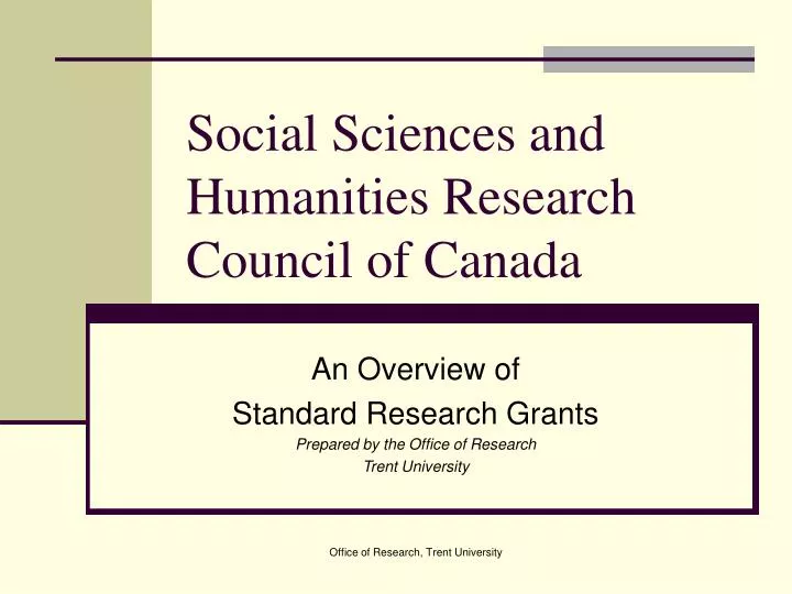 social sciences and humanities research council of canada