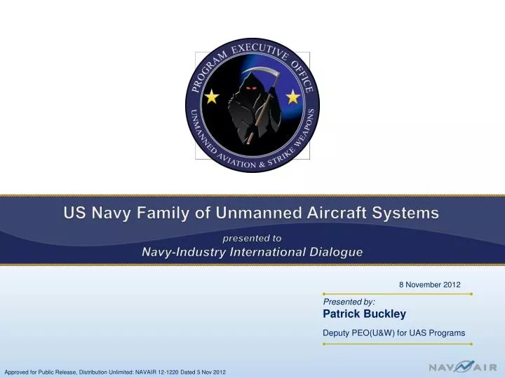 us navy family of unmanned aircraft systems presented to navy industry international dialogue