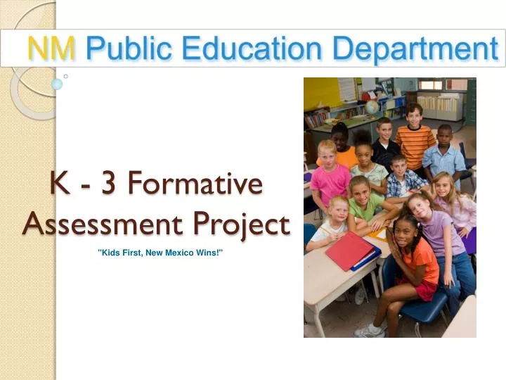 k 3 formative assessment project