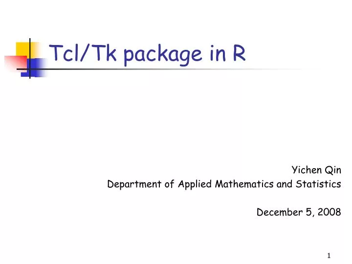 tcl tk package in r
