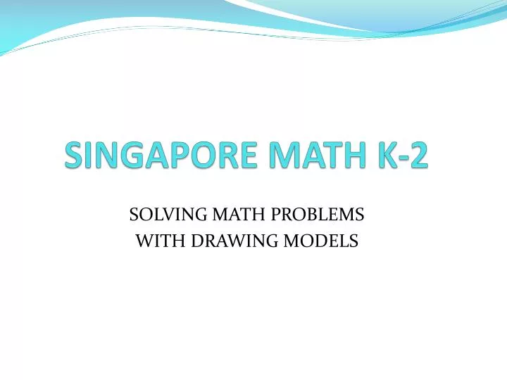 singapore math k 2