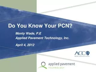 Do You Know Your PCN?