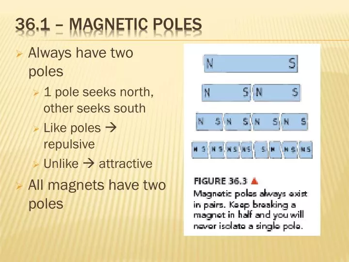 36 1 magnetic poles