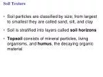 Soil Texture - slide 1