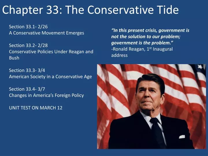 chapter 33 the conservative tide