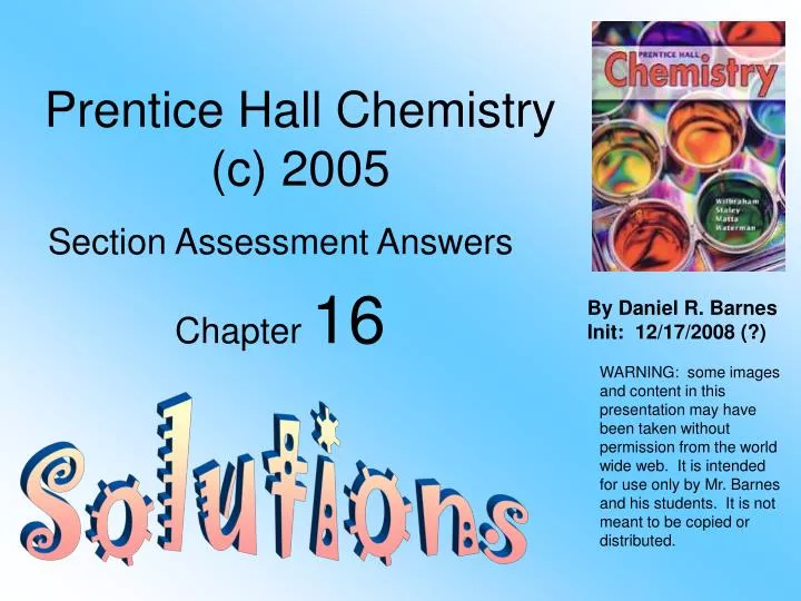 prentice hall chemistry c 2005