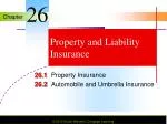 Property and Liability Insurance - slide 1