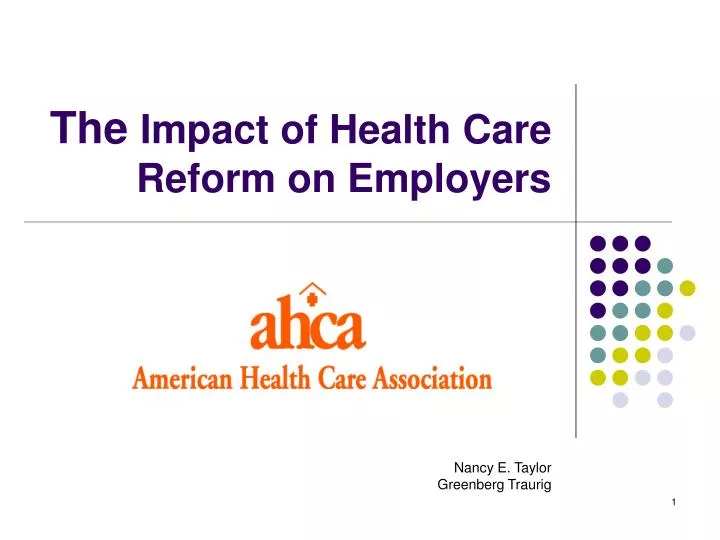 the impact of health care reform on employers