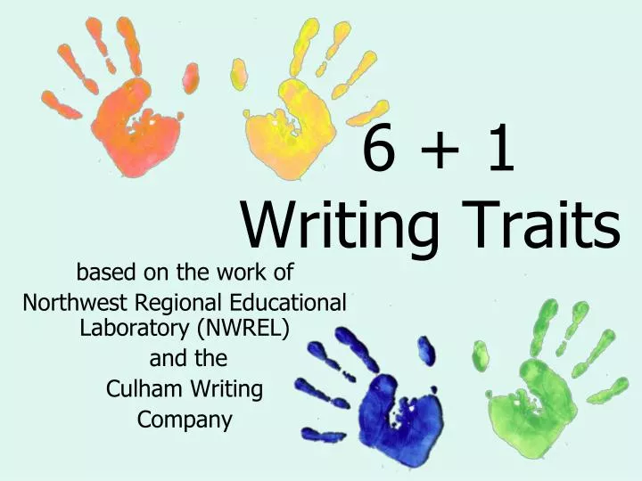 6 1 writing traits