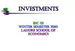 Investments - slide 1