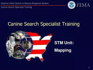 Canine Search Specialist Training