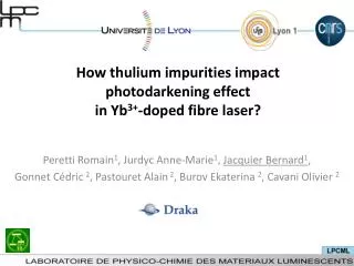 How thulium impurities impact photodarkening effect in Yb 3+ -doped fibre laser?