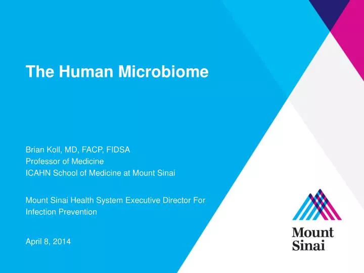 the human microbiome